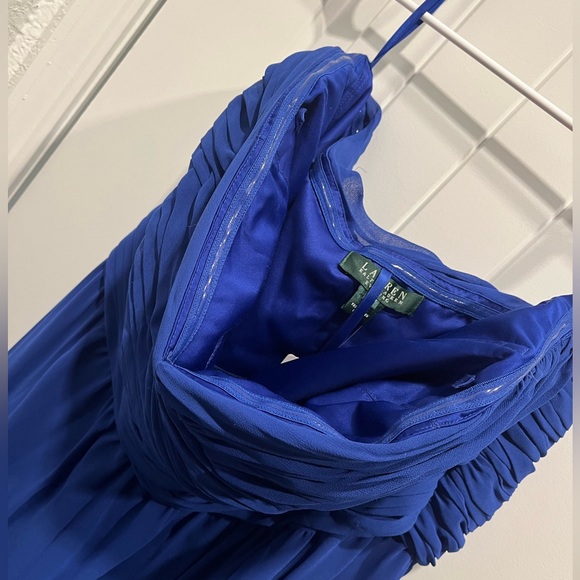 NWT Lauren Ralph Lauren Evening Strapless Formal Dress Color Tidal Blue Size 20W - Picture 11 of 15